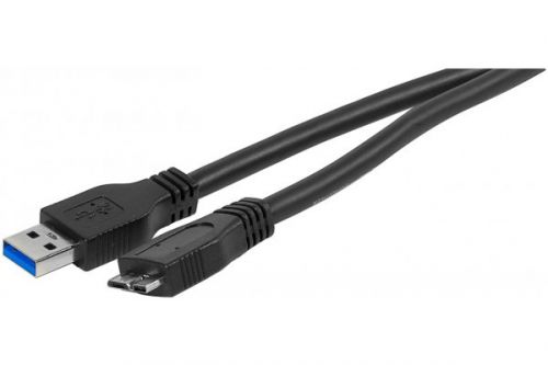 EXC USB 3.0 A to Micro B Cable Black 1.8m