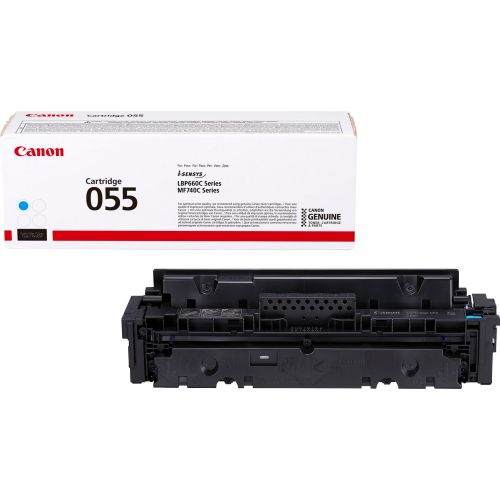 Canon 055C Cyan Standard Capacity Toner Cartridge 2.1k pages - 3015C002 CACRG055C