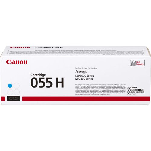 Canon 055HC Cyan High Capacity Toner Cartridge 5.9k pages - 3019C002 CACRG055HC