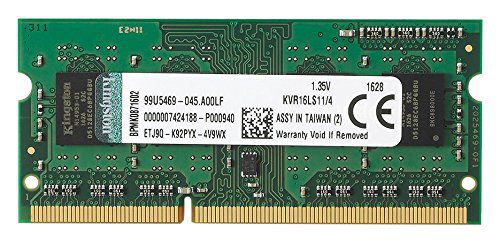 Kingston 4GB 1600MHz DDR3L Non ECC SODIMM 1.35V