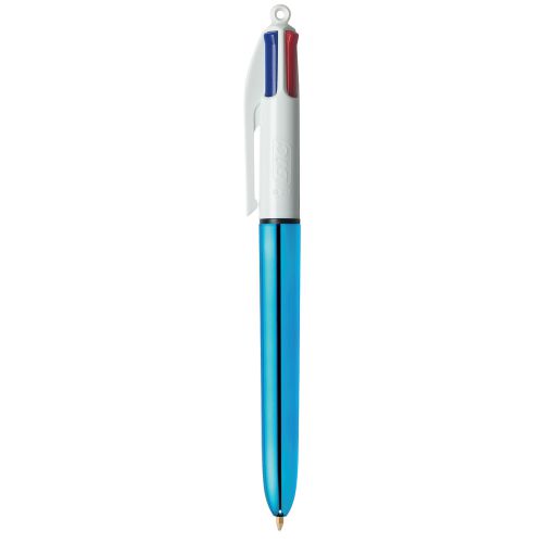 Bic 4 Colours Shine Blue Body PK12 3for2