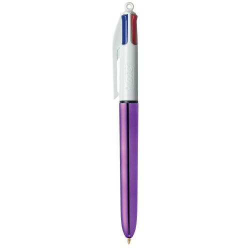 Bic 4 Colours Shine Purple Body PK12 3for2