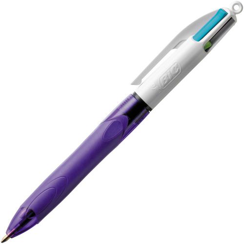 Bic 4 Colours Grip Fashion Ballpoint Pen Asst PK12 3for2