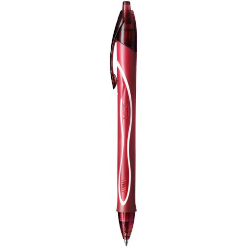 Bic Gel-ocity Quick Dry Ink Rollerball Pen Red PK12 3for2