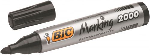 Bic Marking 2000 Bullet Tip  Permanent Mrkr Black PK12 3for2
