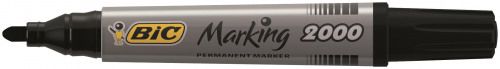 Bic Marking 2000 Bullet Tip  Permanent Mrkr Black PK12 3for2
