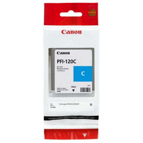 Canon PFI120C Cyan Standard Capacity Ink Cartridge 130ml - 2886C001AA