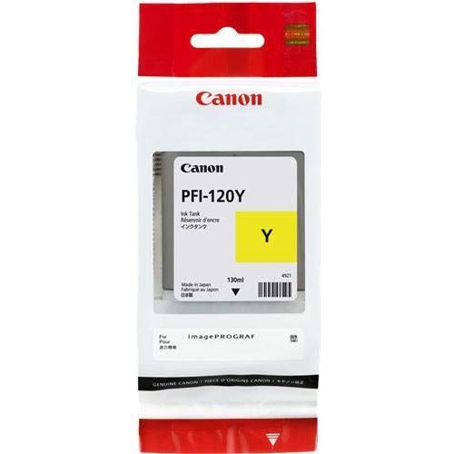 Canon PFI120Y Yellow Standard Capacity Ink Cartridge 130ml - 2888C001AA