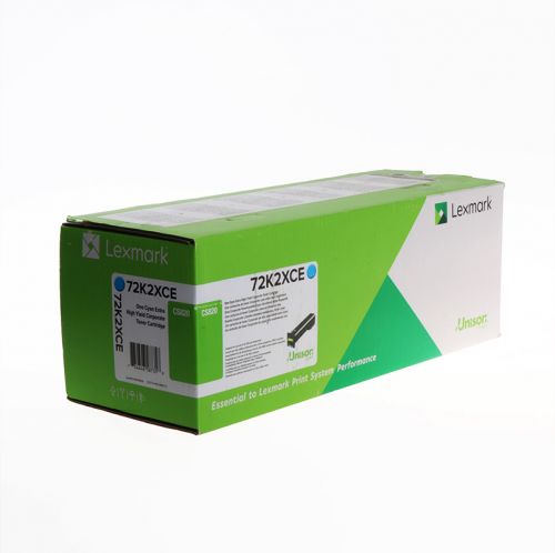 Lexmark CS820 (High Yield: 22,000 Pages) Cyan Toner Cartridge