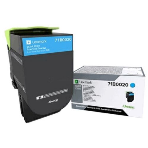 Lexmark (Yield: 15,000 Pages) CS827 CX827 Cyan Toner Cartridge