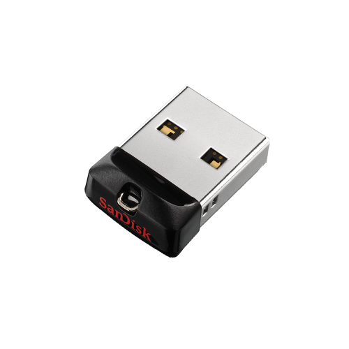 SanDisk Cruzer Fit (64GB) USB 2.0 Flash Drive (Black)