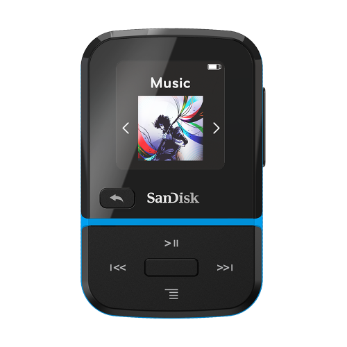 SanDisk Clip Sport Go (16GB) MP3 Player (Blue)