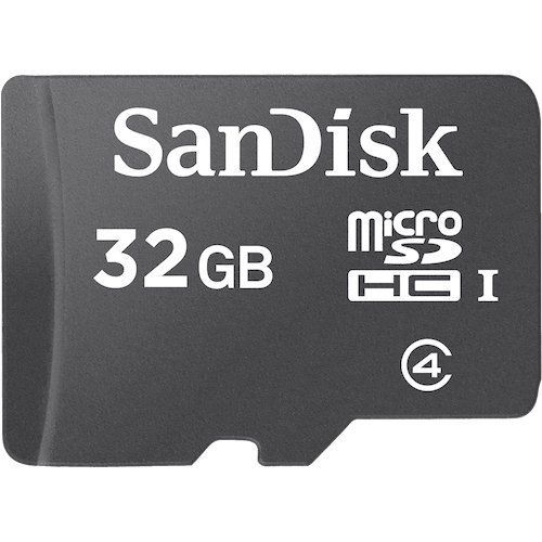 SanDisk SDSDQM 32GB Class 4 MicroSDHC Memory Card and Adapter Flash Memory Cards 8SD10235161