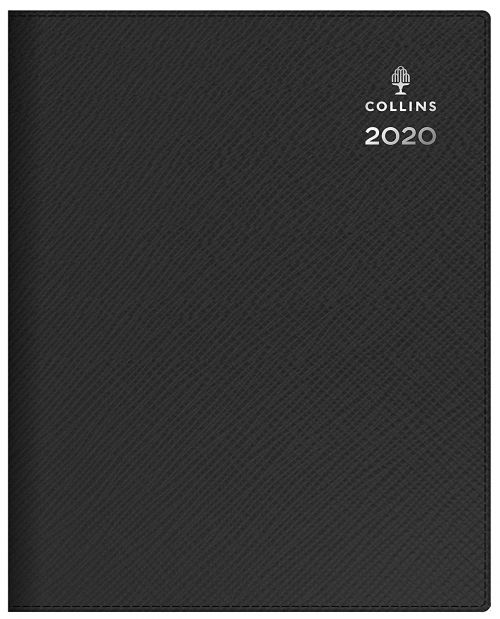 Collins A4 Leadership Diary Day to Page Appts Black