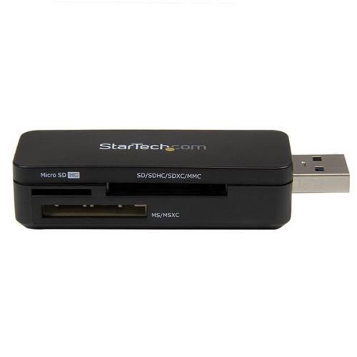 The FCREADMICRO3 USB 3.0 Multi-media Card Reader offers quick access to the most popular flash card formats, from any computer with a USB port (optimal performance with 3.0, backward compatible with USB 2.0).Suitable for quickly accessing memory cards of virtually any portable media device (e.g. digital cameras, MP3 players, etc.), this versatile media card reader supports the most popular card types.