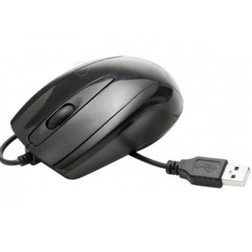 EXC USB 2 Button Optical Scroll Mouse Black