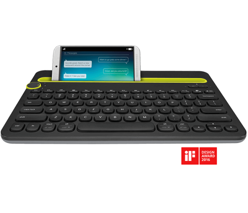 Logitech K480 Bluetooth QWERTZ Keyboard