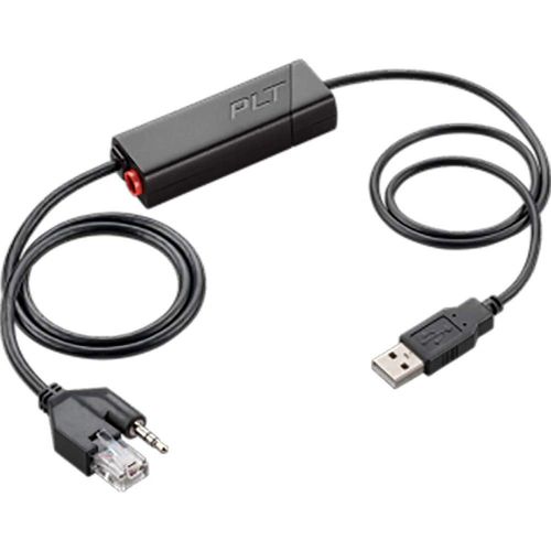 Extend the wireless freedom of DECT and 900 MHz headsets to your UC system and manage softphone calls with any CS500 Series or CS500 XD Series headset.The APU-76 provides PC connectivity with one-touch call control across a wide array of softphones and provides plug and play compatibility with Microsoft Skype for Business. To find out if this cable works with your softphone, visit the Plantronics Compatibility Guide. This cable also works with Mitel 6867 and Mitel 6869 desk phones and may work with additional manufacturers - check the Compatibility Guide for more information.