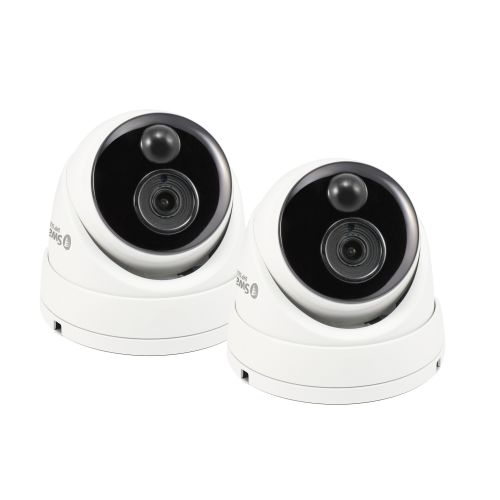 Swann 5MP Dome Camera with PIR Sensor 2 Pack
