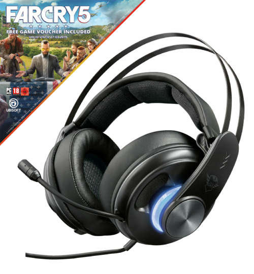 Trust GXT 383 Headset and Far Cry 5 Game
