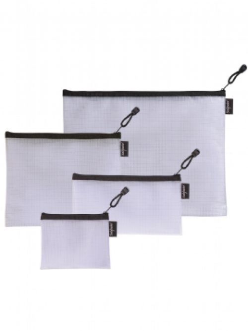 Snopake Eva Mesh Zippa Bag Foolscap (Pack of 3) 15839