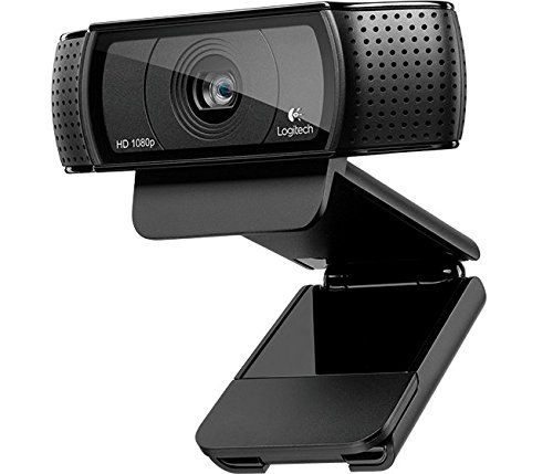 Logitech HD Pro C920 3 Megapixels 1920 x 1080 Pixels Resolution USB 2.0 Webcam Black
