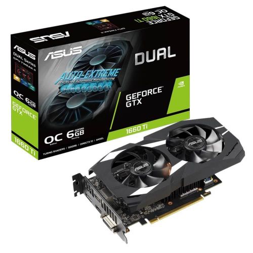 Asus Dual GTX 1660Ti OC 6GB DDR6