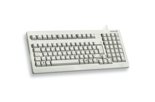 Cherry USB PS2 Compact Grey Keyboard