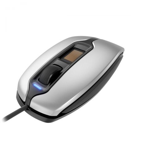 CH08828 Cherry MC 4900 Wired Fingerprint Mouse Silver/Black JM-A4900