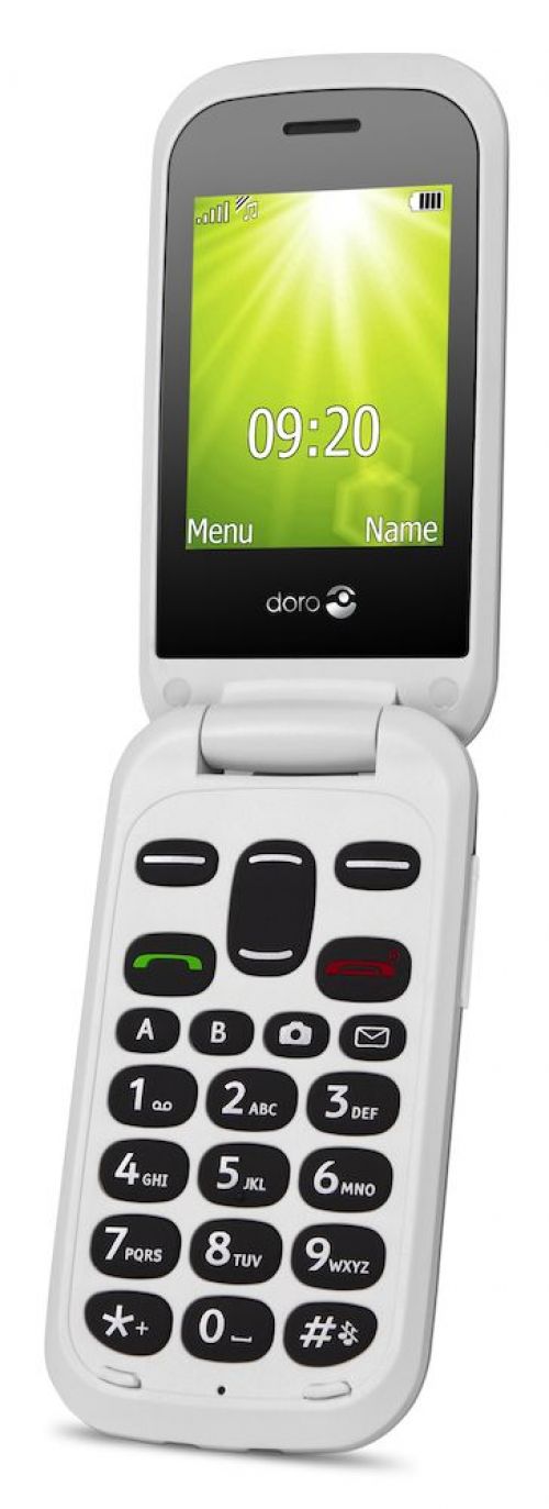 Doro 2404 2G Easy to Use Flip Phone Doro