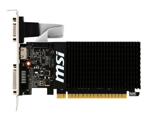 MSI GT 710 Silent 2GB DDR3 Low Profile Graphics Card  8MSGT7102GD3HLP
