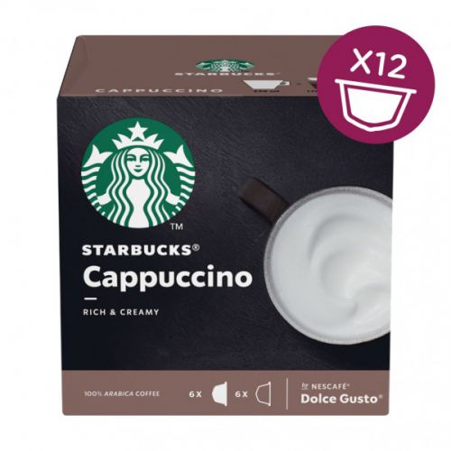 STARBUCKS by Nescafe Dolce Gusto CAPPUCCINO (Pack 3)