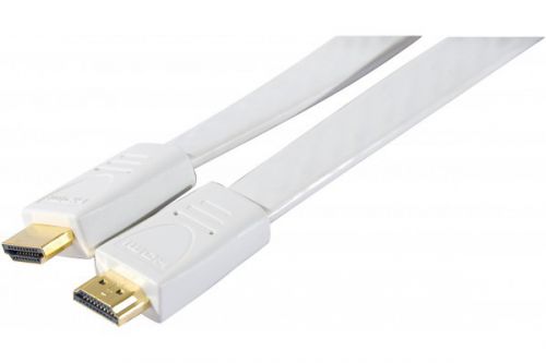 EXC 3m High Speed HDMI Flat Cable White