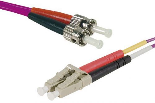 EXC 3m Fibre Duplex OM3 50 125 LCST Purple Network Cables 8EX391762HY