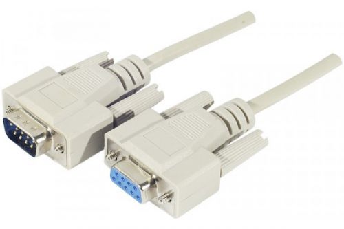 EXC 1.8m DB9 to DB9 Serial Cable White MF