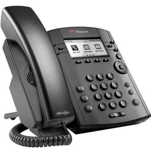Polycom VVX 301 IP Phone 6 Line LCD Black 2200-48300-025