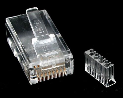 StarTech.com 50 x Cat6 Modular Plug for Solid Wire Network Cables 8STCRJ45C6SOL50