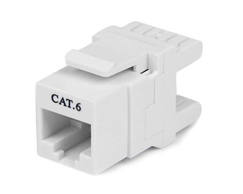 Startech 180 Degree Cat 6 Keystone Jack RJ45