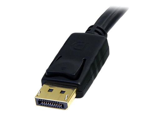 The DP4N1USB6 6ft 4-in-1 USB DisplayPort® KVM Switch Cable (w/ Audio & Microphone) integrates DisplayPort video quality with USB mouse and keyboard, 3.5mm audio out and microphone connections into a single compact cable.This high-quality, convenient 4-in-1 KVM cable is a cost-effective solution that's suitable for use with any DisplayPort supported USB KVM switch, allowing you to share display and USB peripherals between multiple computers configured for high definition output.Backed by a StarTech.com Lifetime Warranty.