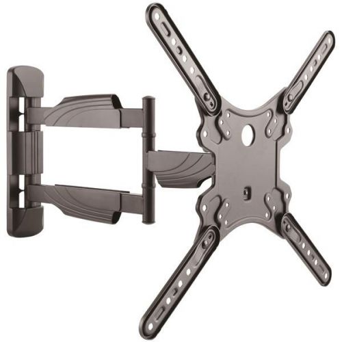 Maximise space while creating an impressive display. This full-motion TV wall mount, made of heavy-duty steel, securely supports flat-screen TVs from 32in to 55in. The arm extends easily to provide smooth, full-motion positioning for ideal viewing.Mount Your Monitor to Save Valuable Space.Mount your flat-screen TV in a location that's convenient for visitors, clients and employees. This TV wall mount is ideal for the lobby, boardroom or other venues, providing an impressive and secure way to display a flat-panel TV or mount digital signage. It also frees up valuable space. The TV wall mount supports most 32in to 55in (558.8 to 1397 mm) LED or LCD flat panel TVs weighing up to 77 lb. (35 kg).Full-Motion Adjustment.The TV wall mount provides full-motion adjustment capability. The arm extends up to 19.8in (503 mm) from the wall to provide a wide range of movement and accommodate different screen positions and angles. The arm can also fold to tuck-in closely to the wall, providing a minimized profile, which enables you to position your display just 1.9in (49 mm) from the wall.The TV wall mount swivels +90 / -90 degrees to provide maximum viewing flexibility. The mount also tilts +2 / -12 degrees, letting you angle your TV display toward your audience. With the tilt feature, you can mount your TV lower or higher than eye level and still view it comfortably.Heavy-Duty Construction.The robust steel design safely and securely supports your flat-screen TV, to protect your investment. The TV wall mount also includes plastic brackets for cable management to keep cables neatly out of sight.The FPWARTB1M is backed by a StarTech.com 5-year warranty and free lifetime technical support.
