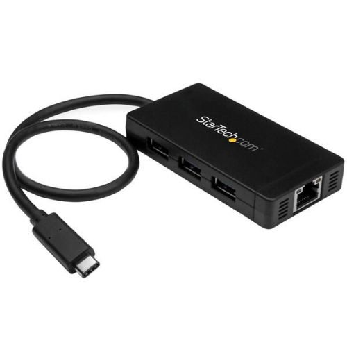 StarTech.com 3 Port USB 3.0 Hub with Gigabit Ethernet