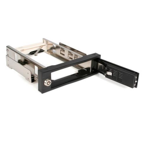 StarTech.com 5.25in Trayless Mobile Rack for 3.5in HD  8STHSB100SATBK