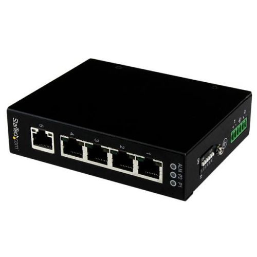 StarTech.com 5 Pt Unmanaged Ind. Gbit Switch DIN Rail Ethernet Switches 8STIES51000