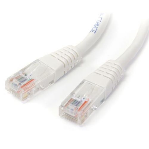 Startech 10ft White Molded Cat5e UTP Patch Cable