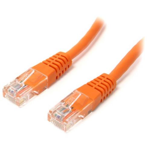 Startech 15ft Orange Molded Cat5e UTP Patch Cable