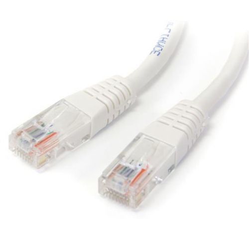 Startech 3ft White Molded Cat5e UTP Patch Cable