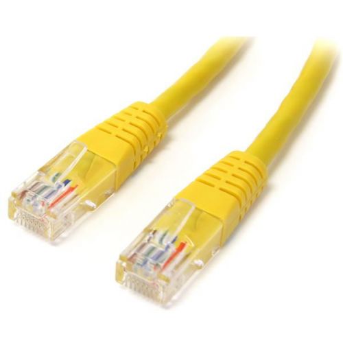 Startech 6ft Yellow Molded Cat5e UTP Patch Cable