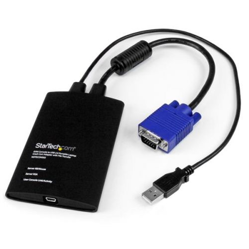 StarTech.com KVM Console to Laptop USB 2.0 Portable Crash Cart Adapter with File Transfer