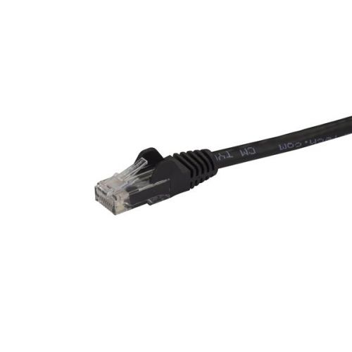 StarTech.com 1m Black Gigabit Snagless RJ45 UTP Cat6 Patch Cable Network Cables 8STN6PATC1MBK