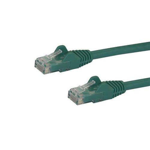 StarTech.com 1m Green Snagless Cat6 UTP Patch Cable Network Cables 8STN6PATC1MGN